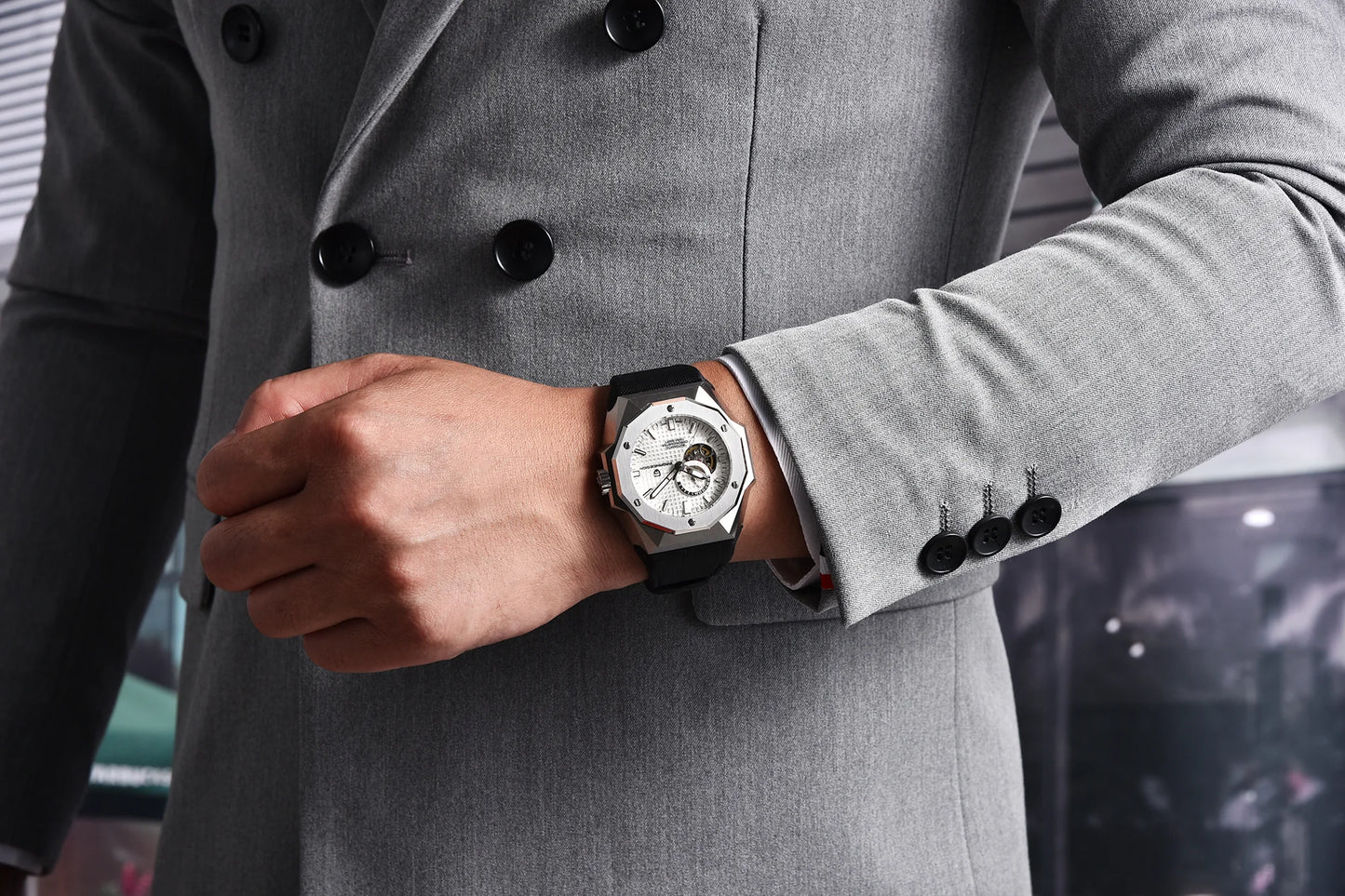 2024 New PAGANI DESIGN Automatic Watch For Men Mechanical Wristwatch NH39A Movt Stainless Steel Sapphire Glass Waterproof Clock