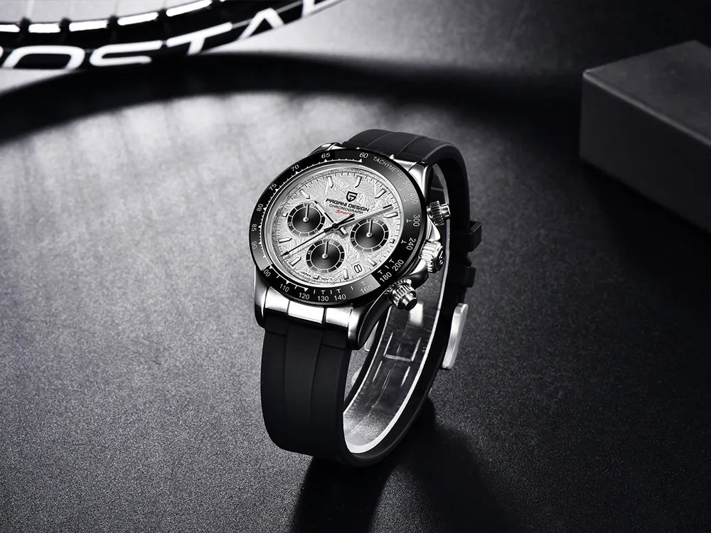 Pagani 2025 latest design men's luxury quartz watch high-quality sapphire glass VK63 fashion men's chronograph 100 m waterproof