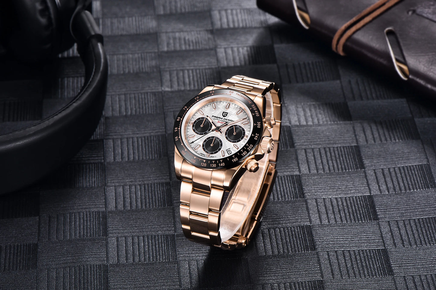 Men's Watch PAGANI DESIGN New Chronograph Quartz Watches For Man Luxury Sapphire Mirror Watches Complete Calendar Men Clock Gift