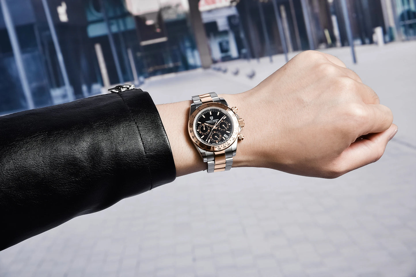 Men's Watch PAGANI DESIGN New Chronograph Quartz Watches For Man Luxury Sapphire Mirror Watches Complete Calendar Men Clock Gift