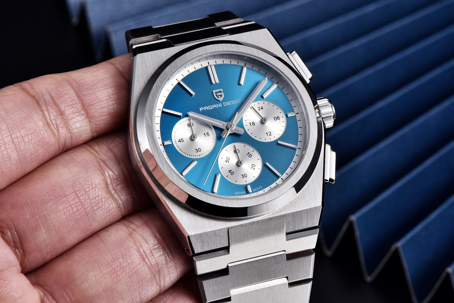 PAGANI DESIGN 2024 New Men Watches Quartz Business Watches VK63 Mens Clock Top Brand Luxury Watch Men Chronograph Watch for Men