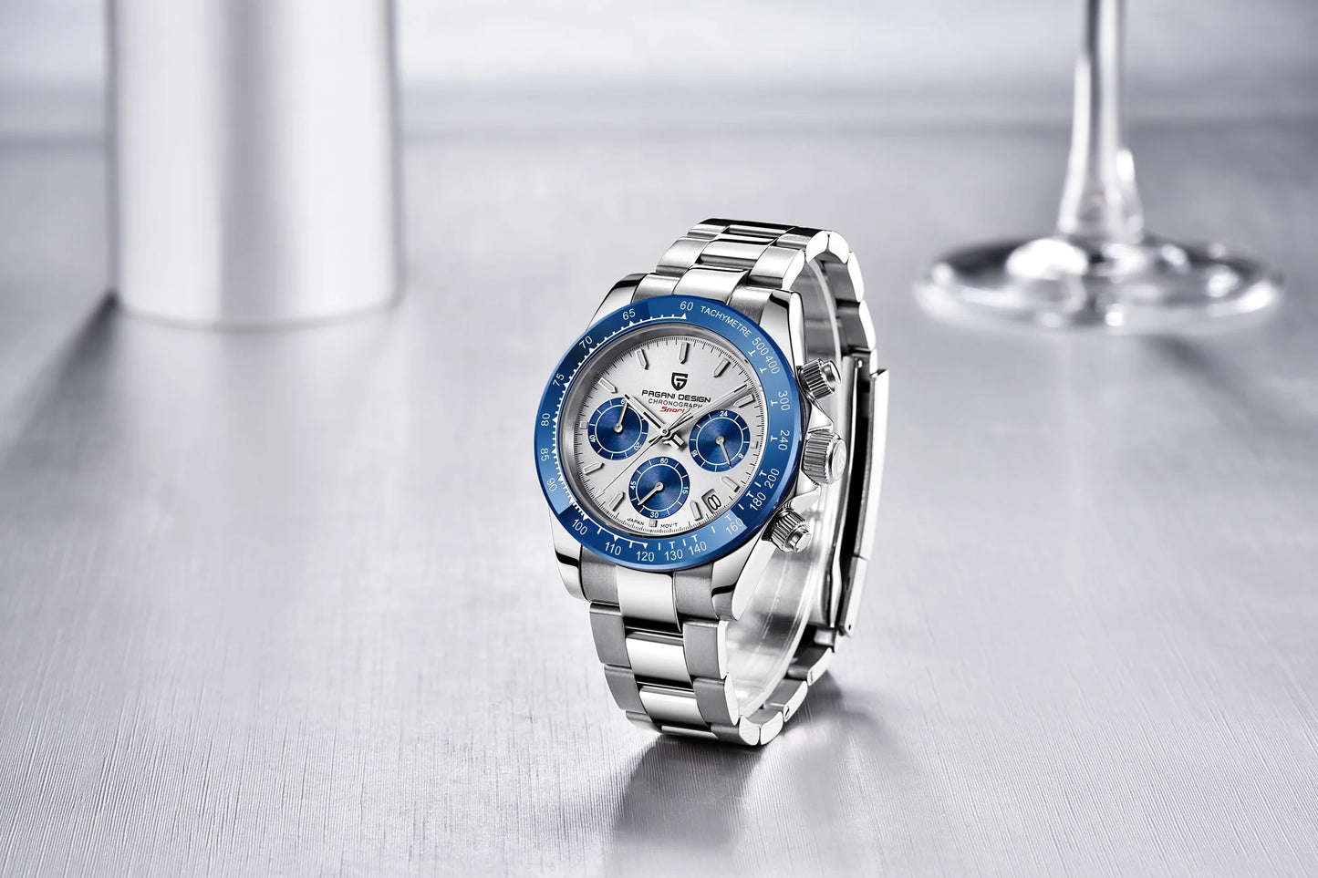Men's Watch PAGANI DESIGN New Chronograph Quartz Watches For Man Luxury Sapphire Mirror Watches Complete Calendar Men Clock Gift