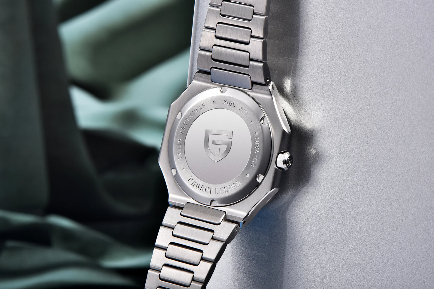 PAGANI DESIGN 2025 watch men's luxury retro quartz men's watch stainless steel sapphire crystal TMI VH31 movement 50m waterproof