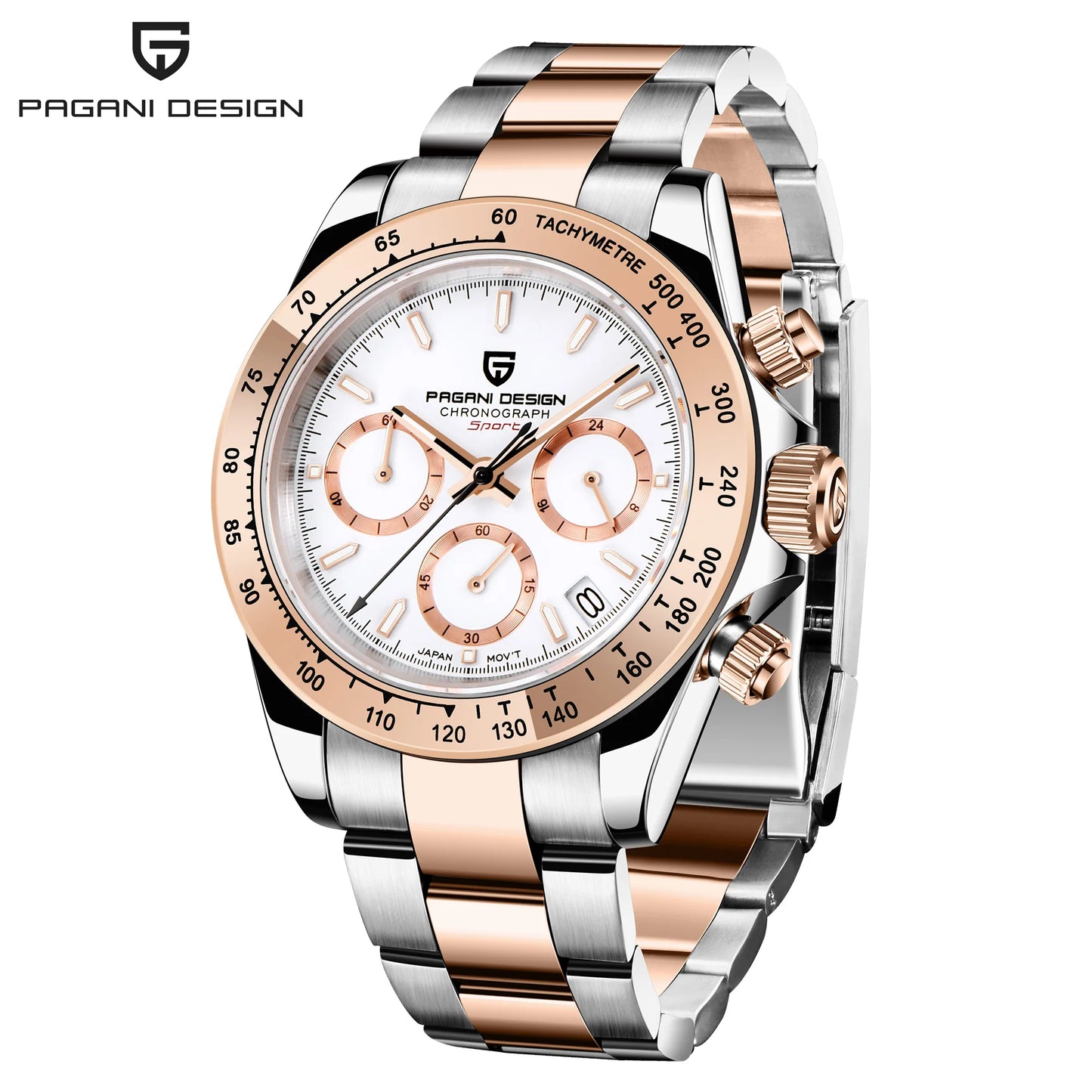Men's Watch PAGANI DESIGN New Chronograph Quartz Watches For Man Luxury Sapphire Mirror Watches Complete Calendar Men Clock Gift