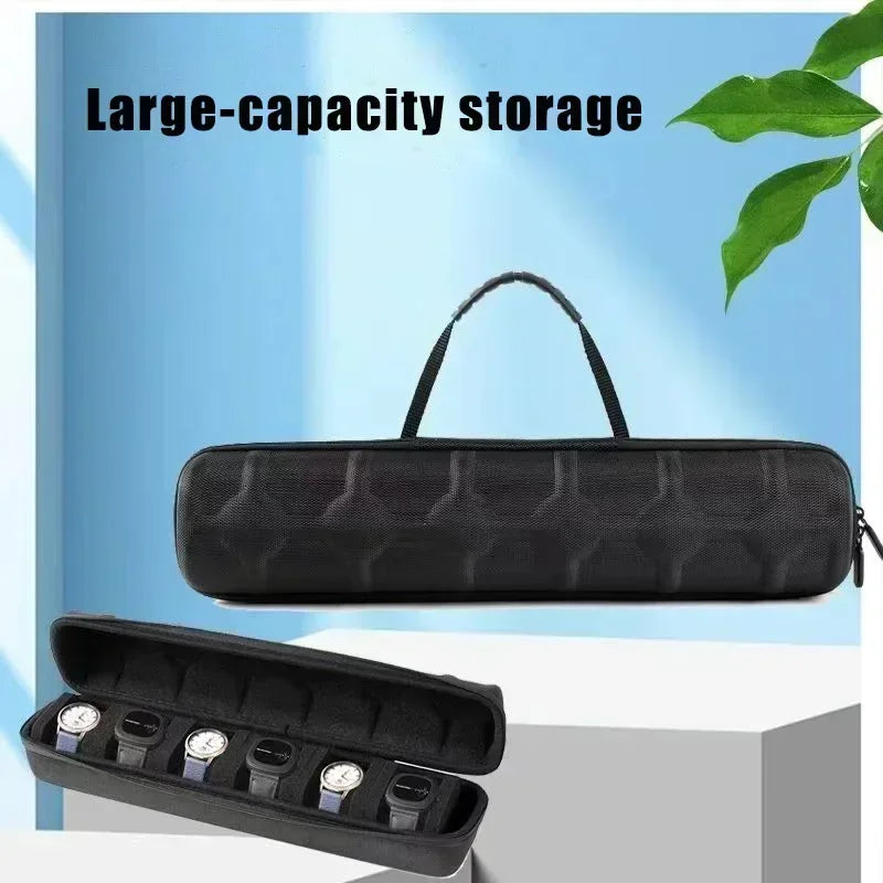 Watch Box Organizer for Men or Women Watch Travel Case Portable Storage Watch Display Holder for Wristwatches and Smart Watches