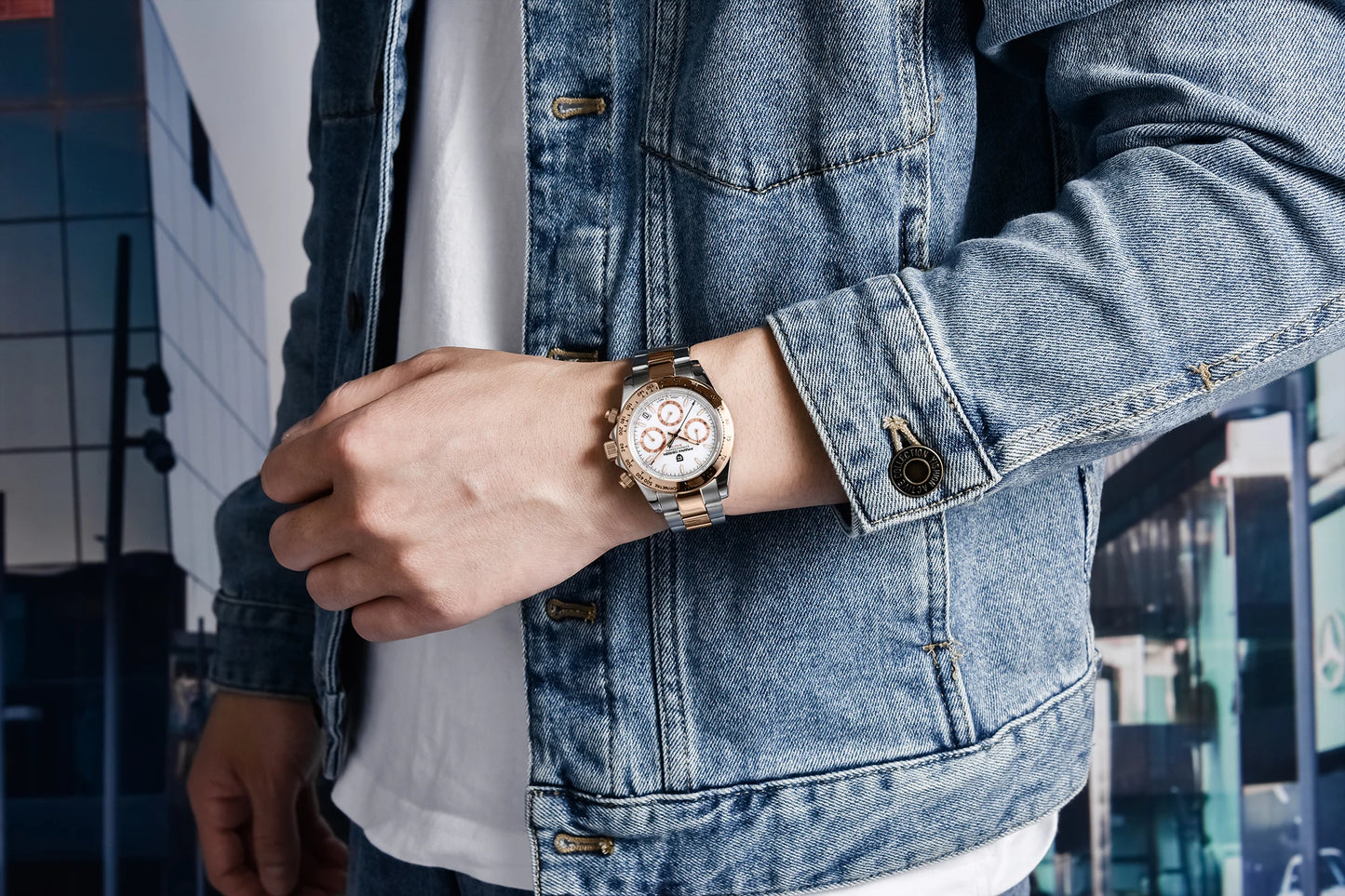 Men's Watch PAGANI DESIGN New Chronograph Quartz Watches For Man Luxury Sapphire Mirror Watches Complete Calendar Men Clock Gift