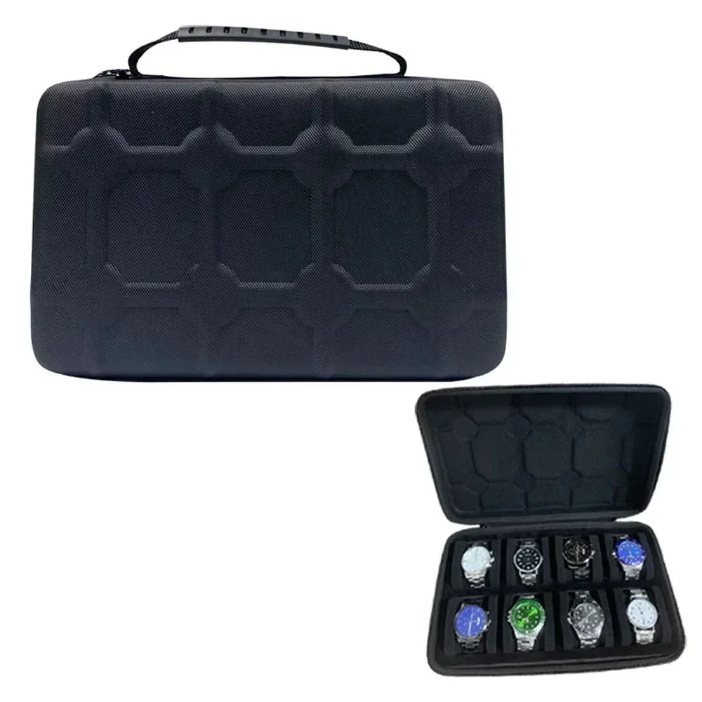 Watch Box Organizer for Men or Women Watch Travel Case Portable Storage Watch Display Holder for Wristwatches and Smart Watches