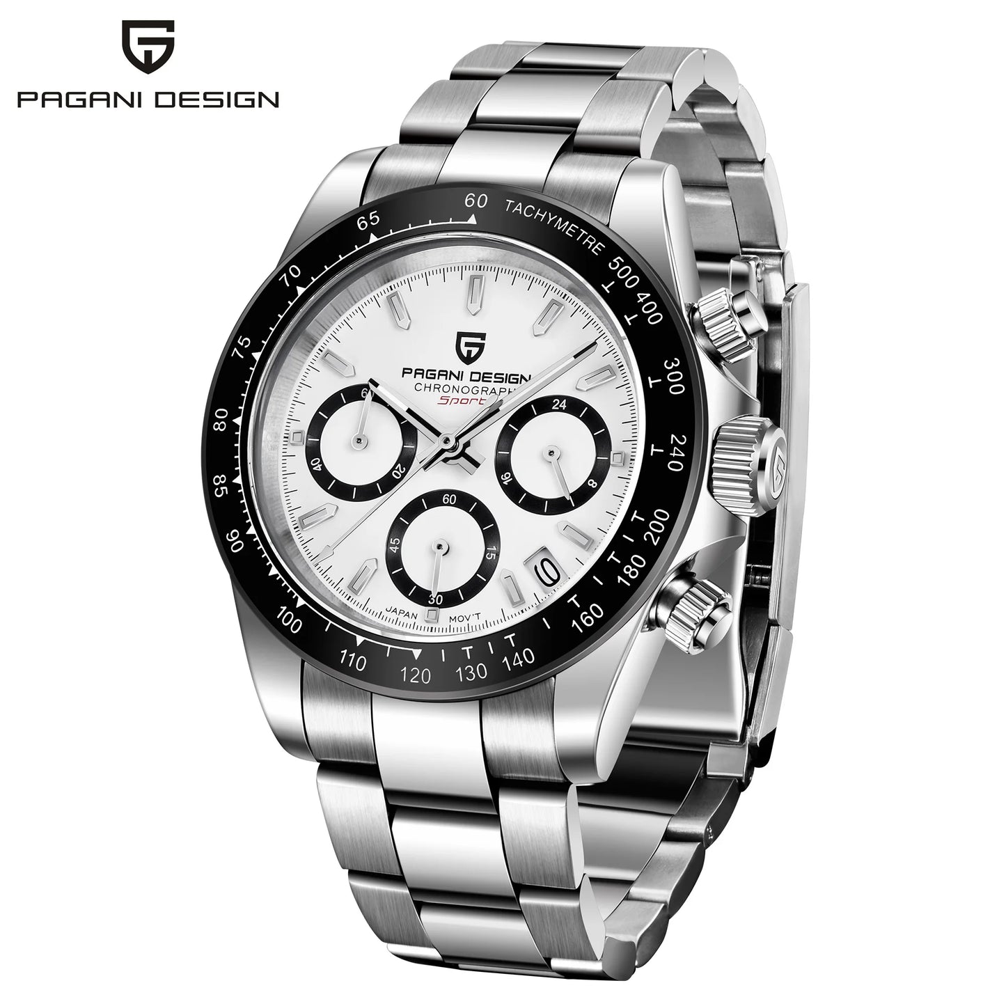 Men's Watch PAGANI DESIGN New Chronograph Quartz Watches For Man Luxury Sapphire Mirror Watches Complete Calendar Men Clock Gift