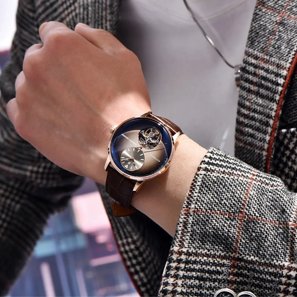 PAGANI DESIGN 2025 New Mechanical Tourbillon Men's watches 42mm Dial Luminous Luxury Watch 100M Waterproof Automatic Man watch