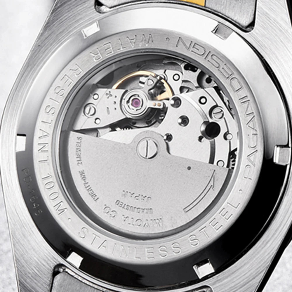 PAGANI DESIGN 2024 New PD-1645 Men's Mechanical Watch Top Brand Luxury  Automatic100M Waterproof Stainless Steel Men's Watch
