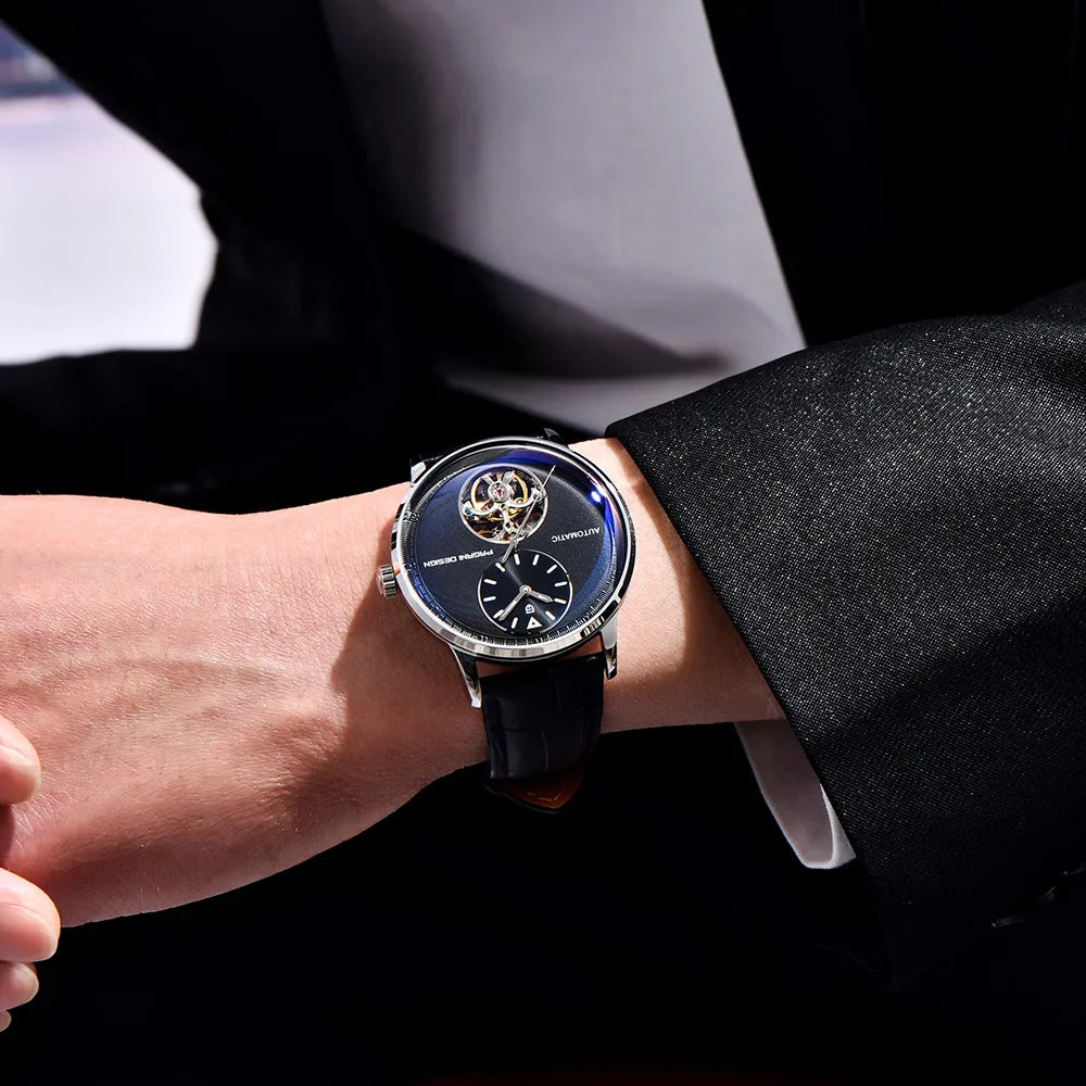 PAGANI DESING Watch 2025 New Simple Men Mechanical Watches Top Brand Business Waterproof 10Bar Leather Automatic Watch for Men