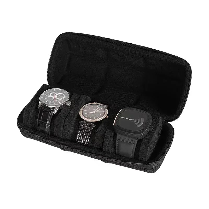 Watch Box Organizer for Men or Women Watch Travel Case Portable Storage Watch Display Holder for Wristwatches and Smart Watches