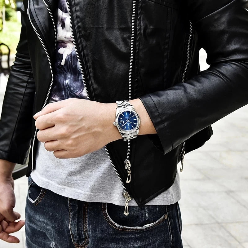 PAGANI DESIGN 2024 New PD-1645 Men's Mechanical Watch Top Brand Luxury  Automatic100M Waterproof Stainless Steel Men's Watch