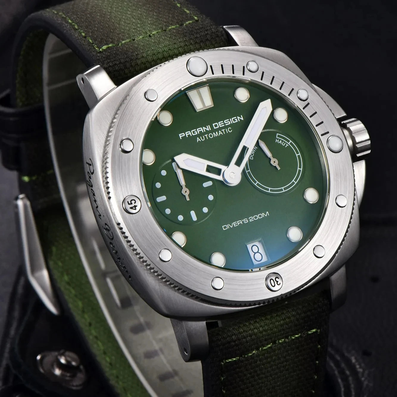 2023 PAGANI DESIGN New Men Mechanical Watch Luxury Sapphire Glass Automatic Watch 200M Waterproof Stainless Steel Watch for Men