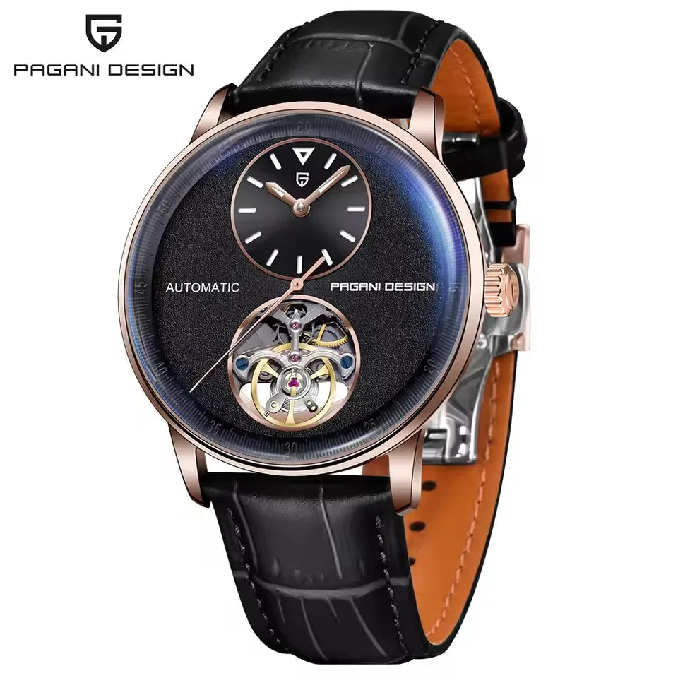 PAGANI DESIGN 2025 New Mechanical Tourbillon Men's watches 42mm Dial Luminous Luxury Watch 100M Waterproof Automatic Man watch