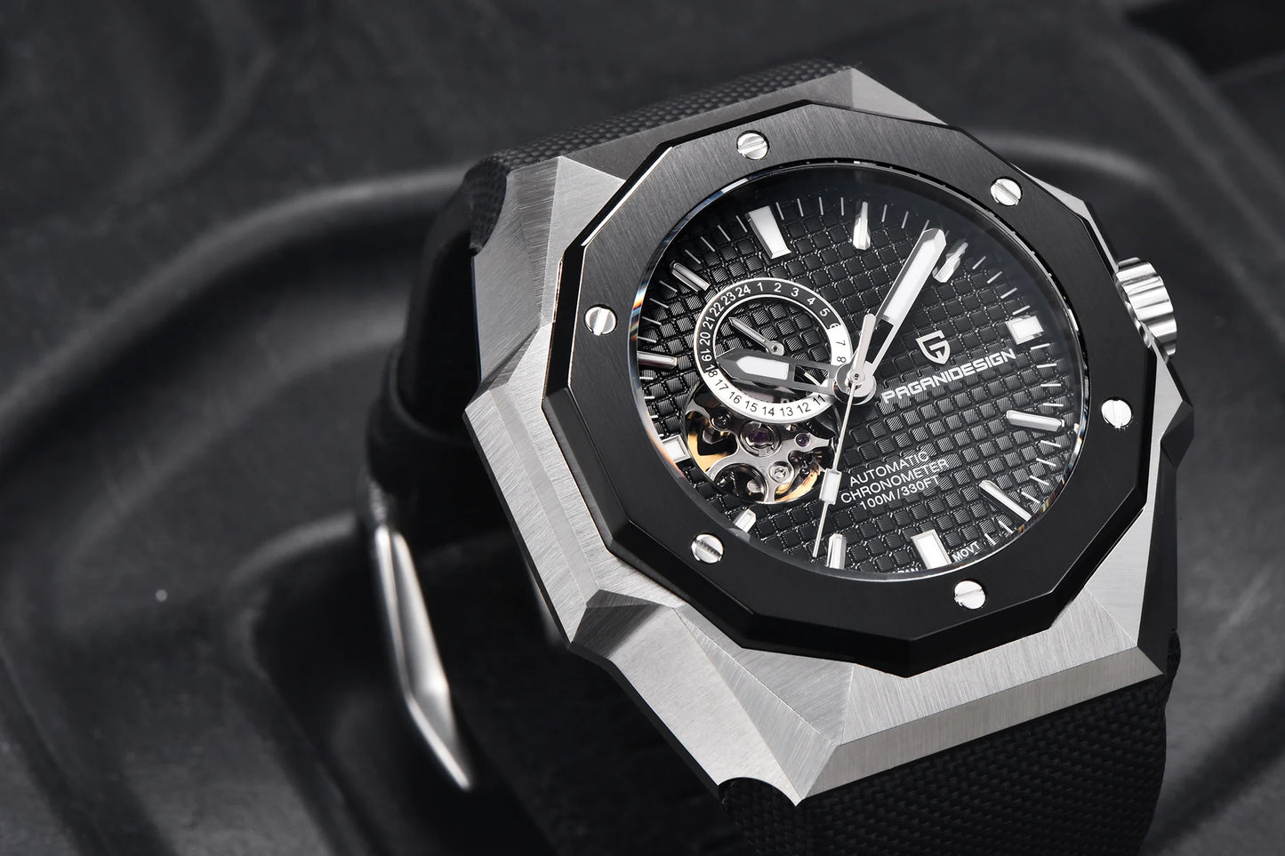 2024 New PAGANI DESIGN Automatic Watch For Men Mechanical Wristwatch NH39A Movt Stainless Steel Sapphire Glass Waterproof Clock