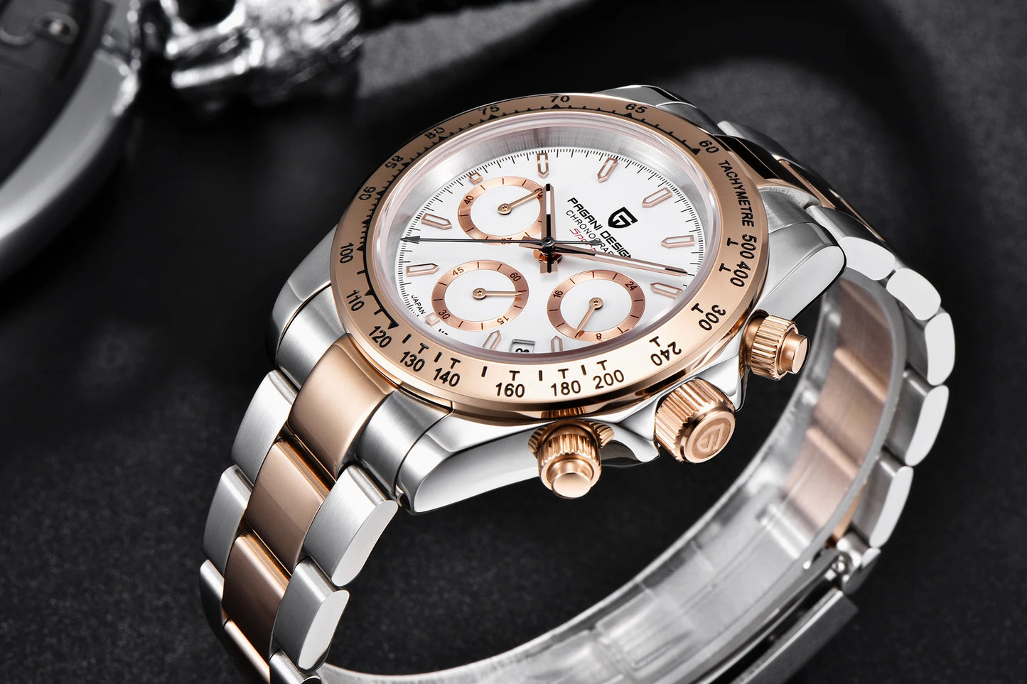 Men's Watch PAGANI DESIGN New Chronograph Quartz Watches For Man Luxury Sapphire Mirror Watches Complete Calendar Men Clock Gift