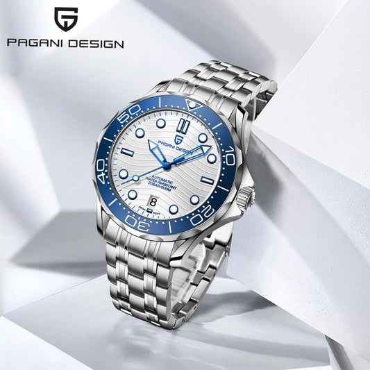 PAGANI DESIGN Men's Watches with Gift Box 2025 New Luxury Automatic Watch Mechanical Wristwatches Sapphire Ceramic Bezel Clocks
