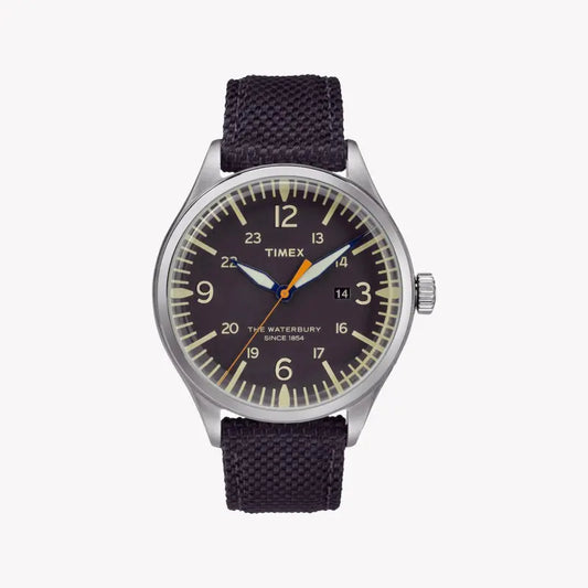 Timex Men's Black Fabric Watch, Black Dial | TW2R38500-0
