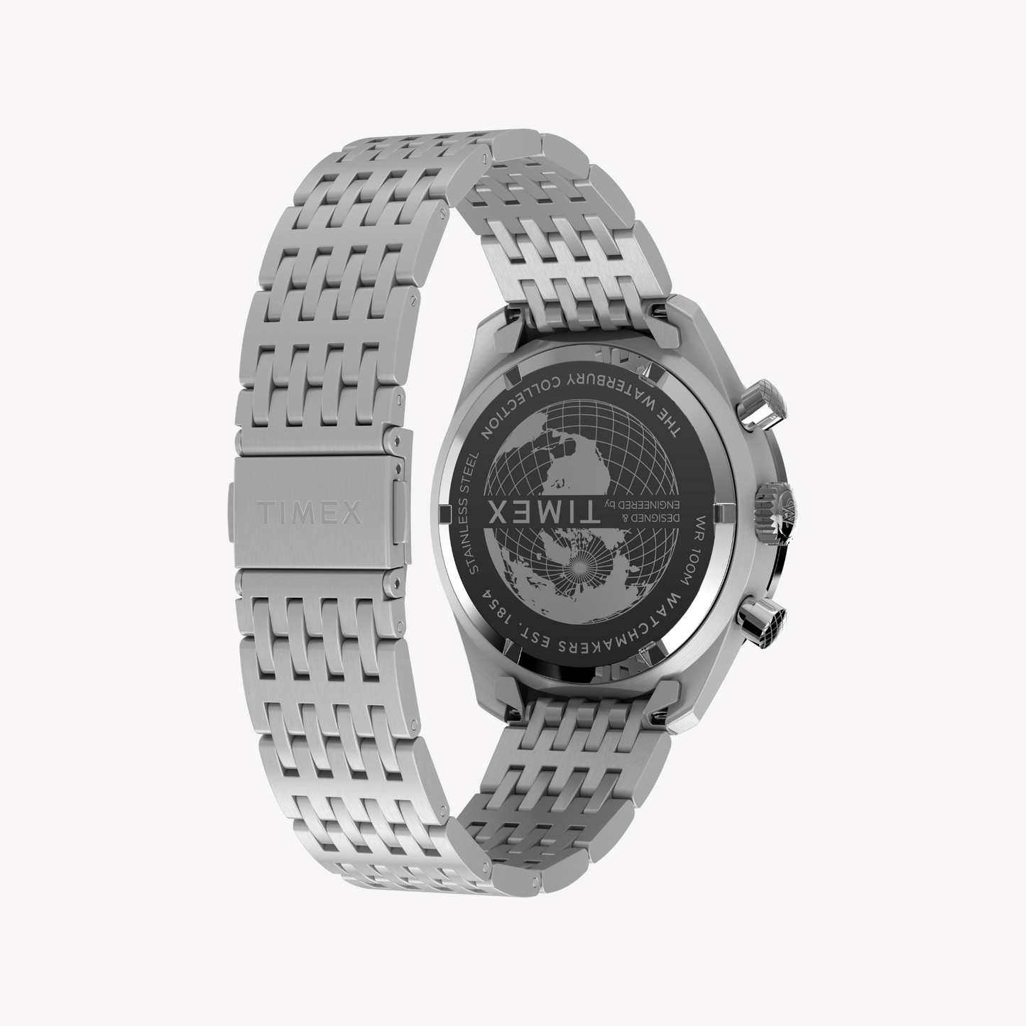 Timex Men's Silver Stainless Steel Watch | Tw2y18500-2