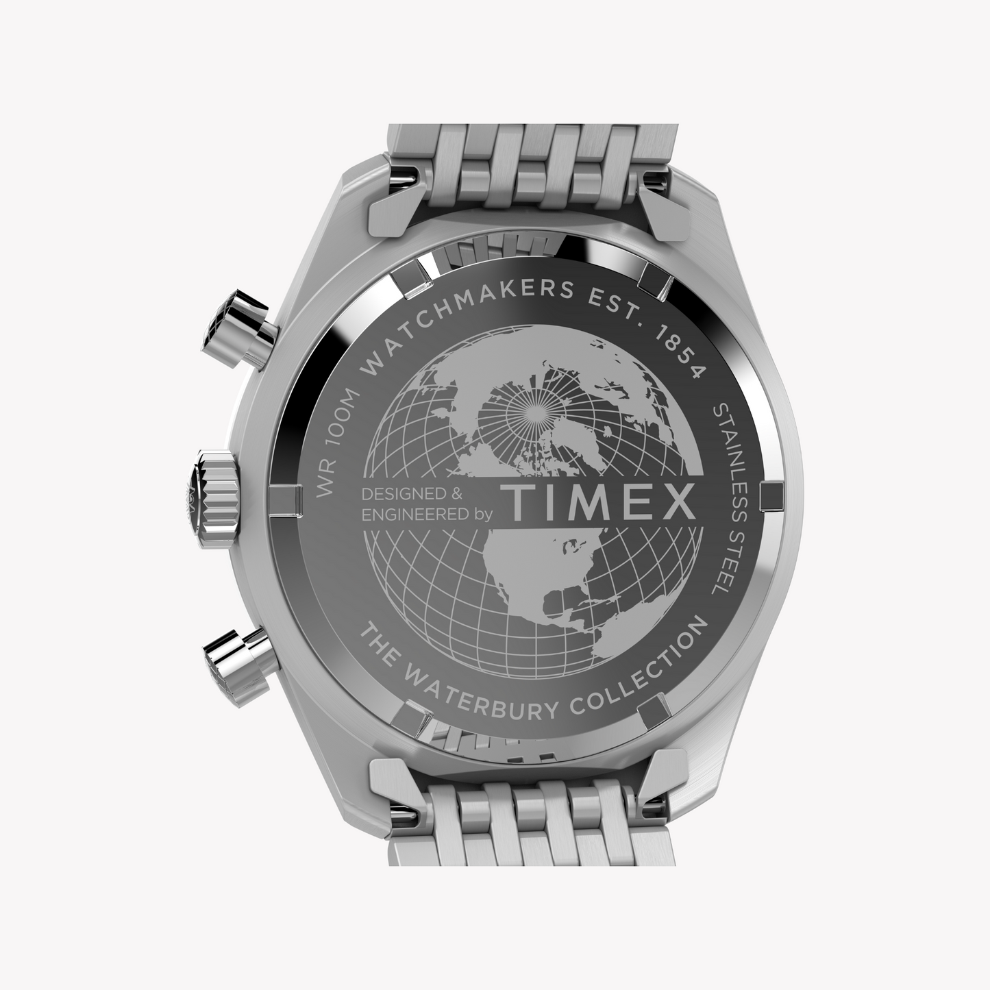 Timex Men's Silver Stainless Steel Watch | Tw2y18500-4